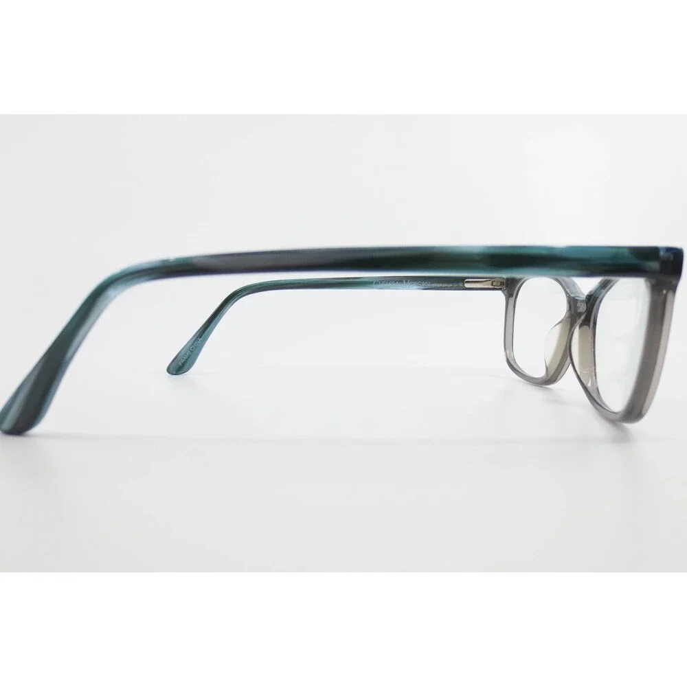 Chelsea Morgan CMM 7001 GR Teal Grey Cat Eye Eyeglasses Frames 49-15-130